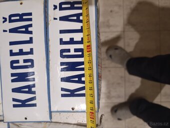 Staré Smaltové Cedulky - 3