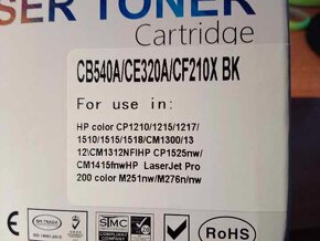 2x nový toner Toner HP CB540A černá - 3