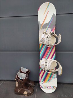 Snowboard WESTIGE, 120 cm + boty BURTON - 3