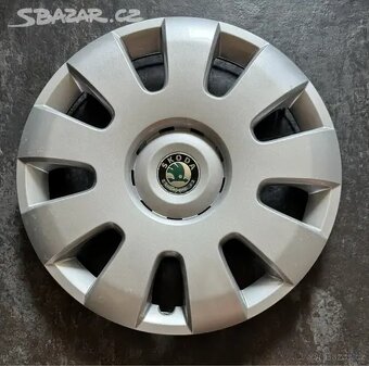Originální poklice Škoda 15" 4 kusy - 3