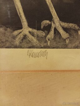 Obraz ,grafika ,Vladimír Komárek . - 3