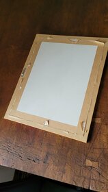 Béžový dřevěný rám na fotku nebo obraz 42×33,5cm - 3