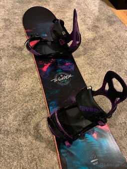 Snowboard 140cm Gravity Thunder 20/21 junior + vázání - 3