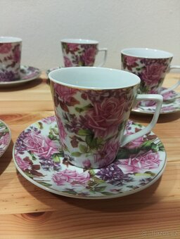 Čajový - kávový servis Růže 12ks - 3