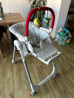 polohovatelná jídelní židle peg perego - 3