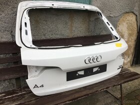 Audi A4 Rok 2015 nahoru,,víko kufru,narazniky,dveře - 3