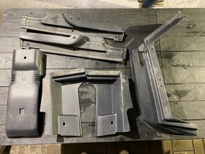 Interiérové plasty škoda favorit černé - 3