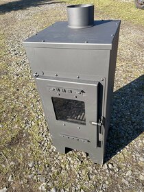 Nová Kamna CEZAR 7,5 kw s šamotem na dřevo účinnost 81,2% - 3