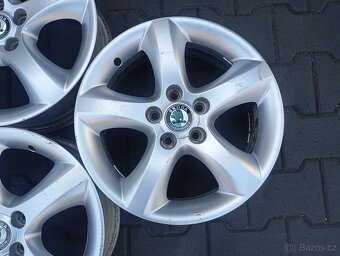 originální alu kola škoda fabia 5x100 r15 - 3