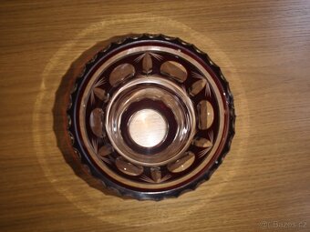 Skleněná starodávná váza - 3