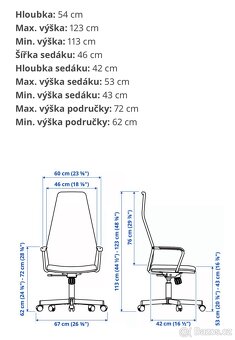 Herní židle HUVUDSPELARE (IKEA), černá - 3