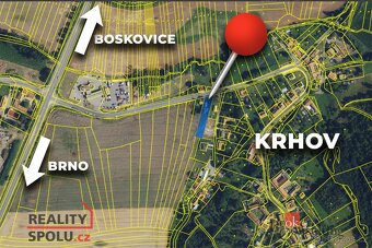 Prodej, pozemky/bydlení, 1488 m2, Krhov, Blansko [ID 73909] - 3