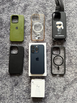 iPhone 15 PRO 128GB - Blue titanium TOP stav - 3