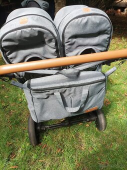 Sourozenecký kočárek / pro dvojčata (po servisu, jako nový) - 3