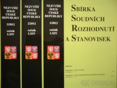 Celé ročníky - Sbírka soudních rozhodnutí a stanovisek - 3