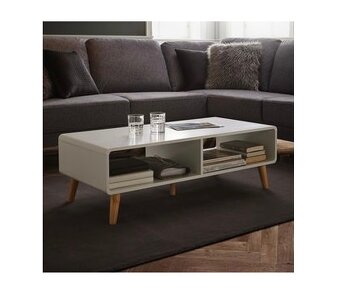 Bílý konferenční/televizní stolek - 3