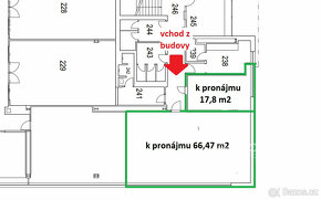 Pronájem kanceláří 84,27 m2 ulice Sokolovská - 3