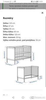 Postýlka IKEA SUNDVIK - 3