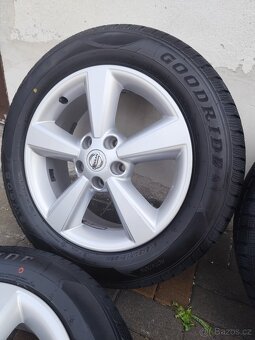 ALU 5x114.3 r17 NISSAN + ZÁNOVNÍ PNEU - 3