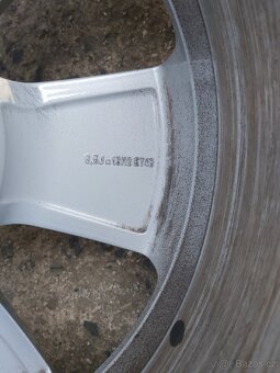 Prodám originální alu Vw 16" s letními pneu 205/55/16 - 3
