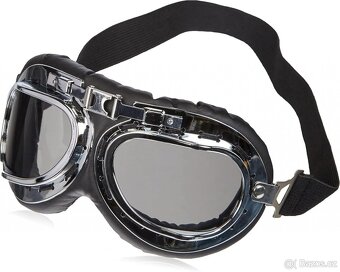 Helma Mil-Tec Moto Retro - bílá - 3