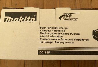 Nabíječka 4X port MAKITA DC18SF se zárukou - 3