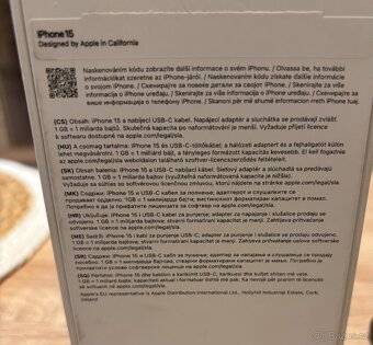 Apple iPhone 15 128GB, TOP STAV 8 měsíců záruka. - 3