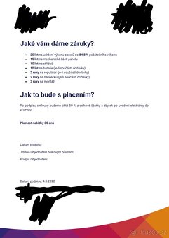 Kompletní solární elektrárna 9,55 kWp s baterií a wallboxem - 3