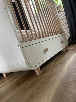 Postýlka IKEA Myllra buk masiv - 3