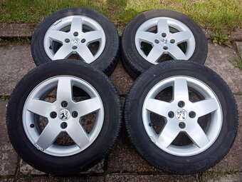 Obutá Alu kola 15ky 4x108 PEUGEOT CITROEN FORD - dobírka - 3