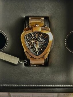 Hodinky Lamborghini Spyder 12 H Yellow Gold TLX_T20CH-B-B - 3