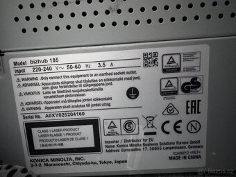 Tiskárna Konica Minolta bizhub 185 - 3