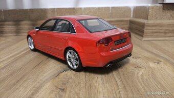 Model Audi RS4 (B7) Misano Red 2005 1:18 Otto Mobile - 3