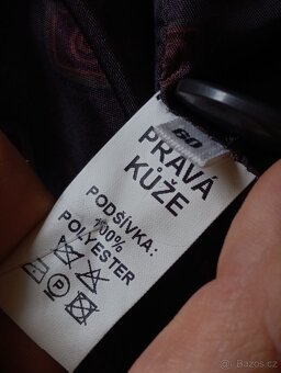 Luxusní a stylová kožená bunda - 3