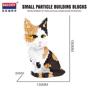 Stavebnice Kočky mourek, kompatibilní s LEGO - 3