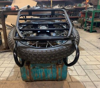 Ochranný rám motoru nosič držák kulometu K750 M72 MB750 - 3