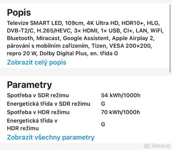 samsung televize UE43AU7022 - 3