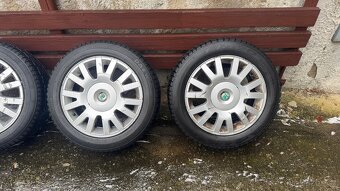 ALU Disky - Škoda - 5x100 - 205/55 R16 - ZIMNÍ - 3