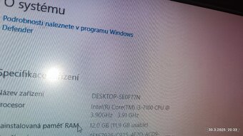 Kancelářské PC + monitor 22" - 3