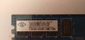 RAM Nanya NT1GT64U88D0BY-AD 1GB PC2-6400U - 3