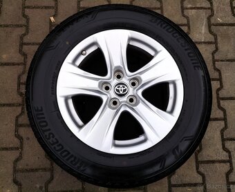 Alu kola originál Toyota RAV4 5x114,3 R17 KRÁSNÁ SADA - 3