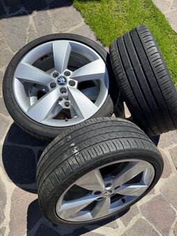 Škoda  5x100 alu kola r17 Ronal - 3