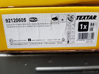 Brzdy Textar Superb 3.6 FSI Passat 3.6 Passat 3.2 - 3