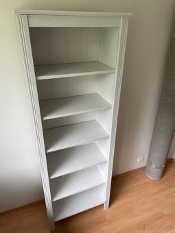 Ikea Hemnes - vysoká bílá knihovna - 3