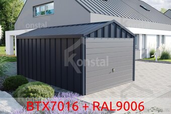 Plechová garáž moderní 3x5 AKČNÍ NABÍDKA - 3