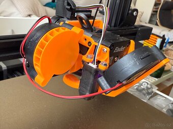 Silně upravená 3D tiskárna Ender 3 V2 + Klipper +RPi 4B +CYD - 3