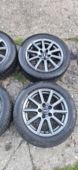 Alu kola R16 5x112, Rial milano, Zimní 205/55 - 3