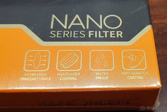 ND filtr K&F Concept NANO SERIES MRC ND8 / 77mm - nový - 3