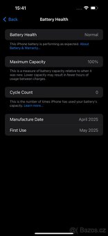 ZARUKA - Apple iPhone 16 Pro Max 256 GB Black - 100% baterie - 3
