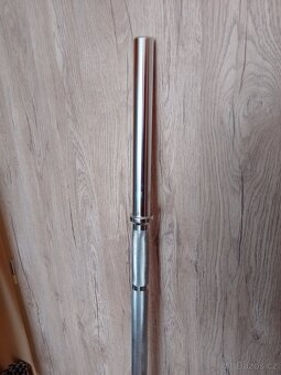 Obouruční činka (osa, tyč) 155 cm + závaží (kotouče) - 3